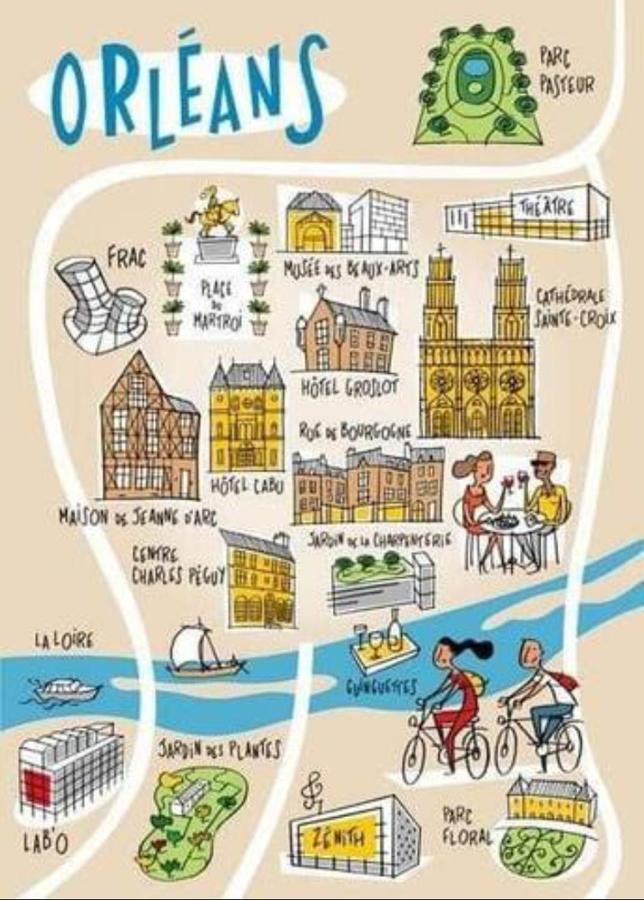 Bnb Le Cocon, Coeur Historique D'Orleans, 5' Train Station Ngoại thất bức ảnh